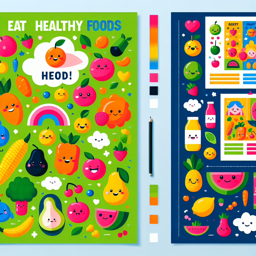 Inspirasi Poster Makanan Sehat yang Mudah Digambar untuk Anak-Anak